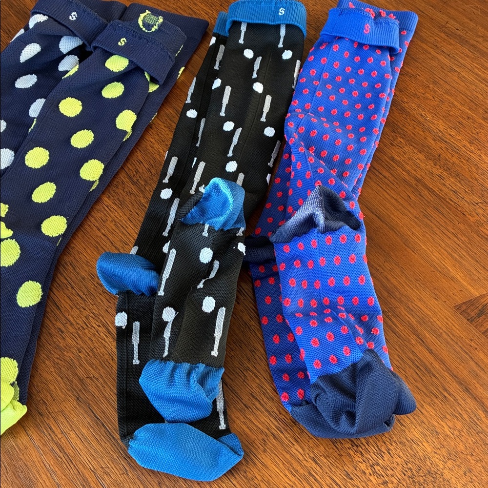 (4 pair) Compression Socks Small Navy - Picture 5 of 10